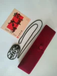 Friends Birthday Gift Carbon Fiber Snake Pattern Sweater Necklace