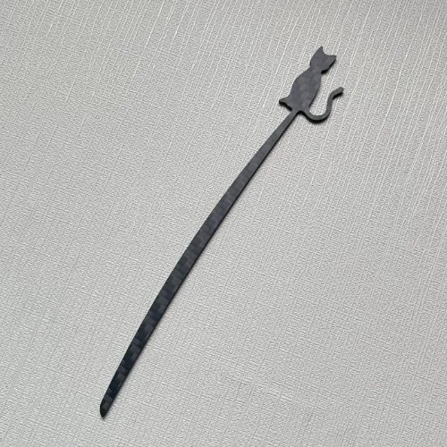 Cute Cat& Bird Classmates Graduation and Higher Education Gifts for the Opening of School Chinese Style Creative and Exquisite Carbon Fiber Bookmark Set