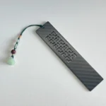 Teacher's Day Gift Classmate Graduation Gift Chinese Style Exquisite Hollow Window Carbon Fiber Bookmark