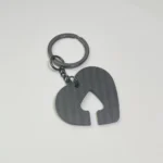 EE010 Love is You Arrow Through Your Heart Couple Love Confession Gift Keychain Two-Piece Set