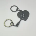 EE010 Love is You Arrow Through Your Heart Couple Love Confession Gift Keychain Two-Piece Set