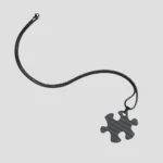 EE003 Puzzle Out A Complete Life Valentine's Day Couple Inspirational Necklace Love Mood Puzzle Necklace Gift Set