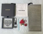 EE011 Love Is Home DIY Four-In-One Puzzle Love House Carbon Fiber Keychain Gift