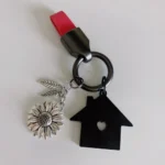 EE017 Couple's House Boyfriend Girlfriend Lover Confession Gift Creative Gift Carbon Fiber Keychain Gift