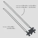 EE003 Puzzle Out A Complete Life Valentine's Day Couple Inspirational Necklace Love Mood Puzzle Necklace Gift Set