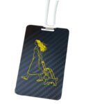 EE028 Travel Essentials Personalized Luggage Tags Set with Engraved pattern