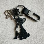 Chihuahua Carbon Fiber Keychain - Personalized Dog Lover Gift