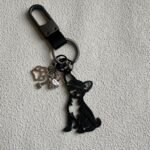 Chihuahua Carbon Fiber Keychain - Personalized Dog Lover Gift