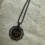 Personalized Carbon Fiber Name Necklace for Women - Custom Jewelry