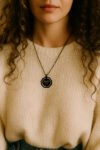 Personalized Carbon Fiber Name Necklace for Women - Custom Jewelry