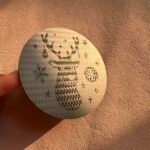 Christmas Coaster Set - Carbon Fiber Holiday Decor