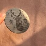 Christmas Coaster Set - Carbon Fiber Holiday Decor