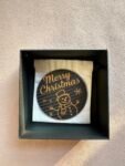 Christmas Coaster Set - Carbon Fiber Holiday Decor