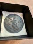 Christmas Coaster Set - Carbon Fiber Holiday Decor