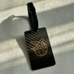 Carbon Fiber Airplane Luggage Tag - Personalized Pilot Gift