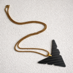 Personalized Carbon Fiber Jet Necklace - Aviation Pilot Gift