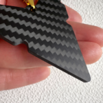 Personalized Carbon Fiber Jet Necklace - Aviation Pilot Gift