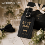 Best Man Luggage Tag, Personalized Groomsman Gift, Carbon Fiber Wedding Gift, Custom Best Man Travel Tag, Groomsmen Proposal Gift