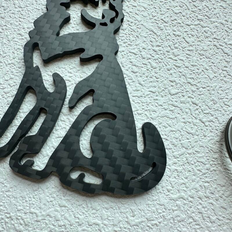 Siberian Husky Keychain Carbon Fiber Dog Dad Gift Husky Lover Gift for Him Personalized Minimalist Pet Memorial Gift EDC