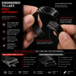 Carbon Fiber Bracelet for Men, Lightweight Cuff, S,M,L, Birthday Gift for Husband, Tech Lover Gift