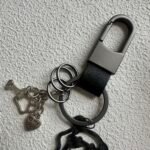 Golden Retriever Keychain Carbon Fiber Dog Keyring, Dog Lover Gift, Pet Memorial Gift, Cool Puppy, Dog Dad Gift, Personalized Dog Keychain
