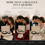 Matching Carbon Fiber Bracelet Set for Couples, Anniversary Gift for Him and Her, Personalized Couple Bracelets, Wedding Gift